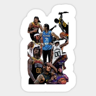 Jordan Clarkson Basketball Sticker